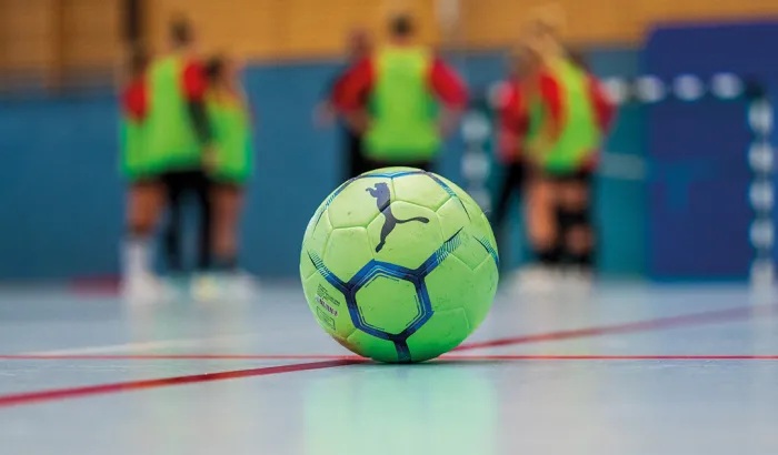 Spieler im Lehrgang 