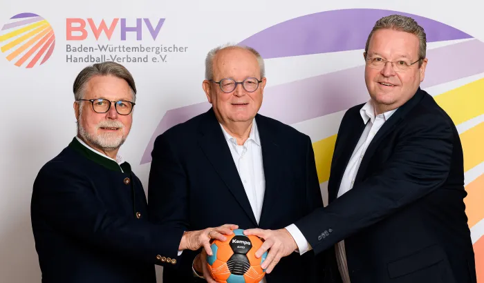 Die Präsidenten des Baden-Württembergischen Handball-Verbandes. - Foto: Marco Wolf