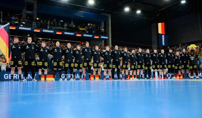 Die Handball-Nationalmannschaft. - Foto: Marco Wolf