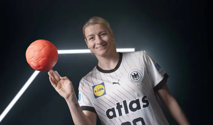 Die neue Kapitänin der Nationalmannschaft: Antje Döll. - Foto: ATLAS