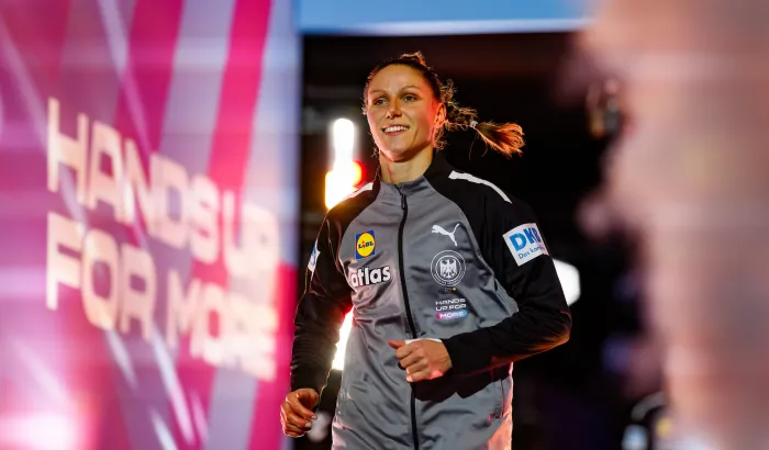 Xenia Smits läuft ein