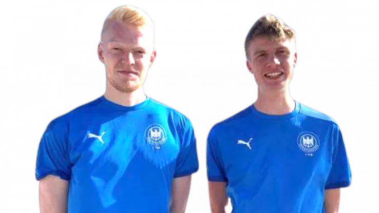 Das Schiedsrichter Duo Deiters und Stumpfe