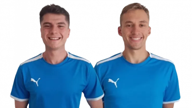 Das Schiedsrichter Duo Lopez und Weißbeck