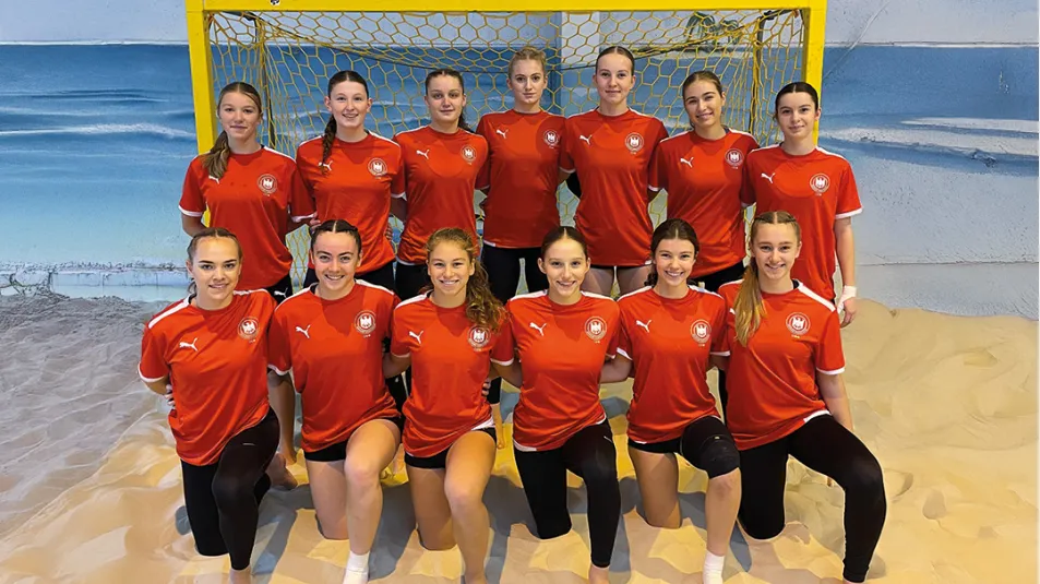 Mannschaftsfoto Jugend-Nationalmannschaft Beach