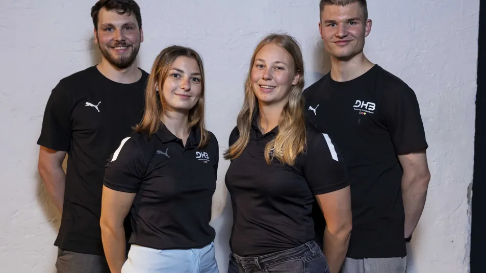 Die Jugendsprecher des DHB auf einem Bild