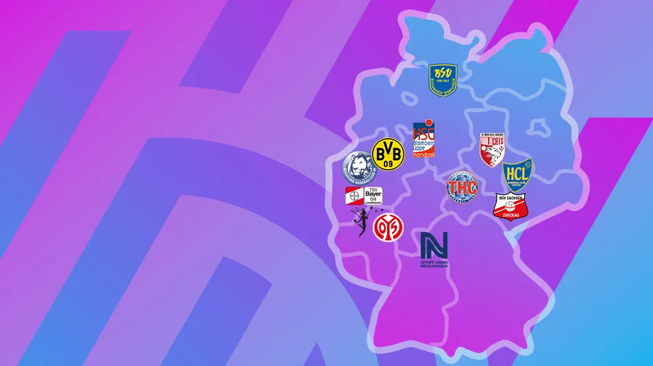 Landkarte teilnehmende Vereine