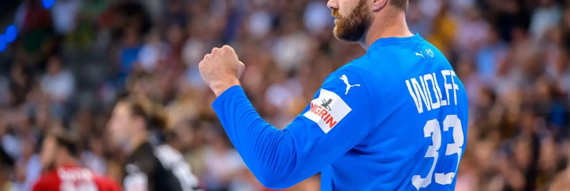 Andreas Wolff jubelt.