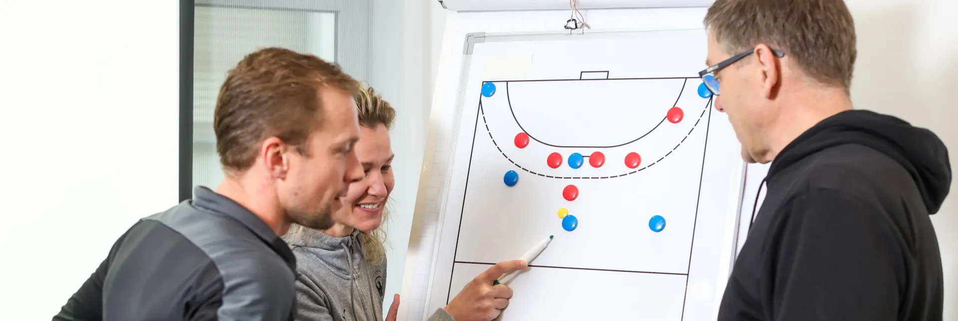 Trainer am Taktikboard