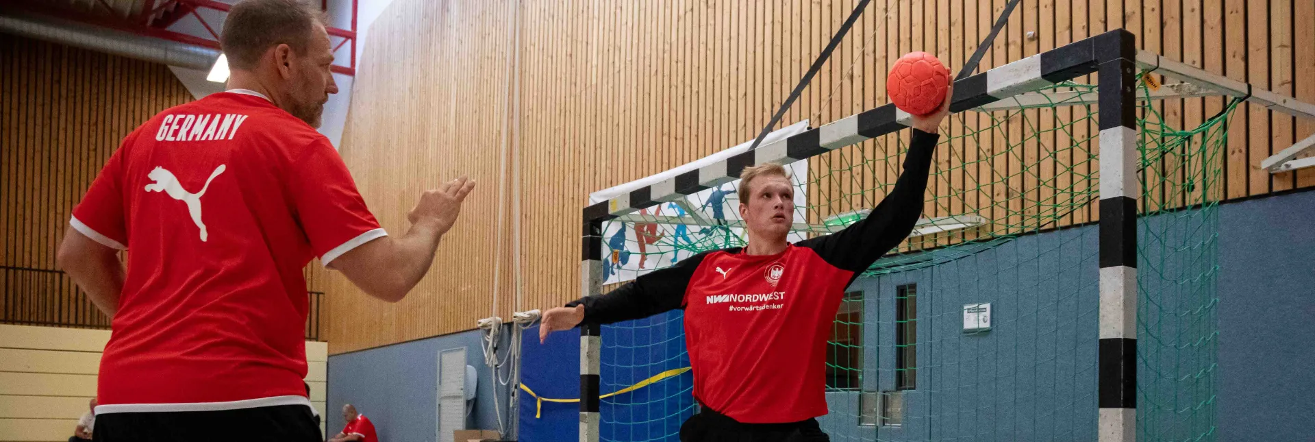 Torhüter im Training