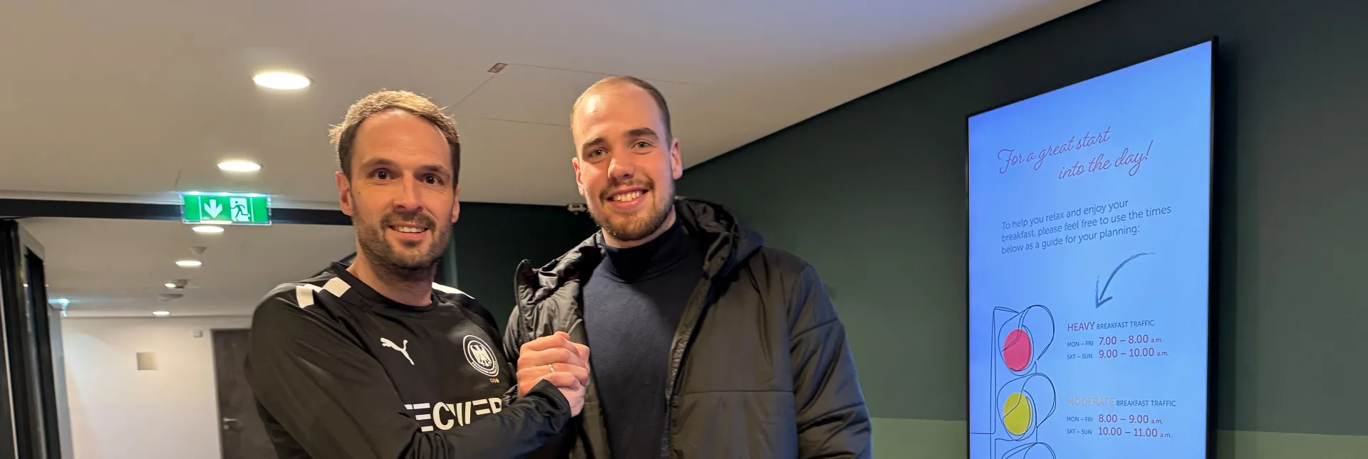 Benjamin Chatton und Tim Zechel. - Foto: Christian Cramer