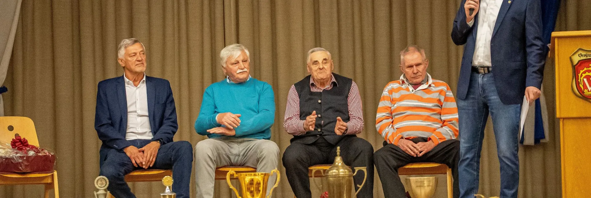 Kurt Klühspies, Manfred Hofmann, Josef Karrer und Klaus Zöll. - Foto: TV Großwallstadt