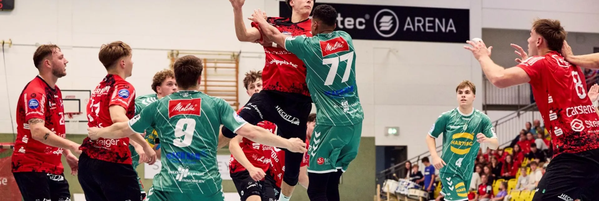 Foto aus dem Spiel Team Handball Lippe II gegen GWD Minden II