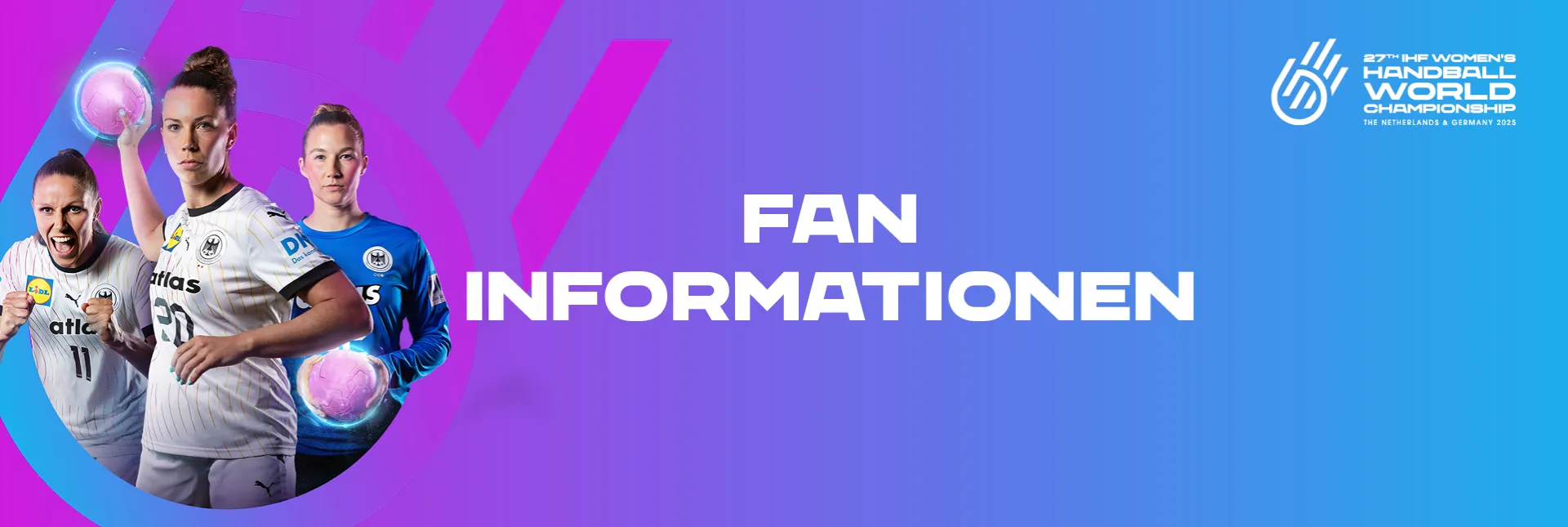 Header für die Fan-Informationen zur Frauen-WM