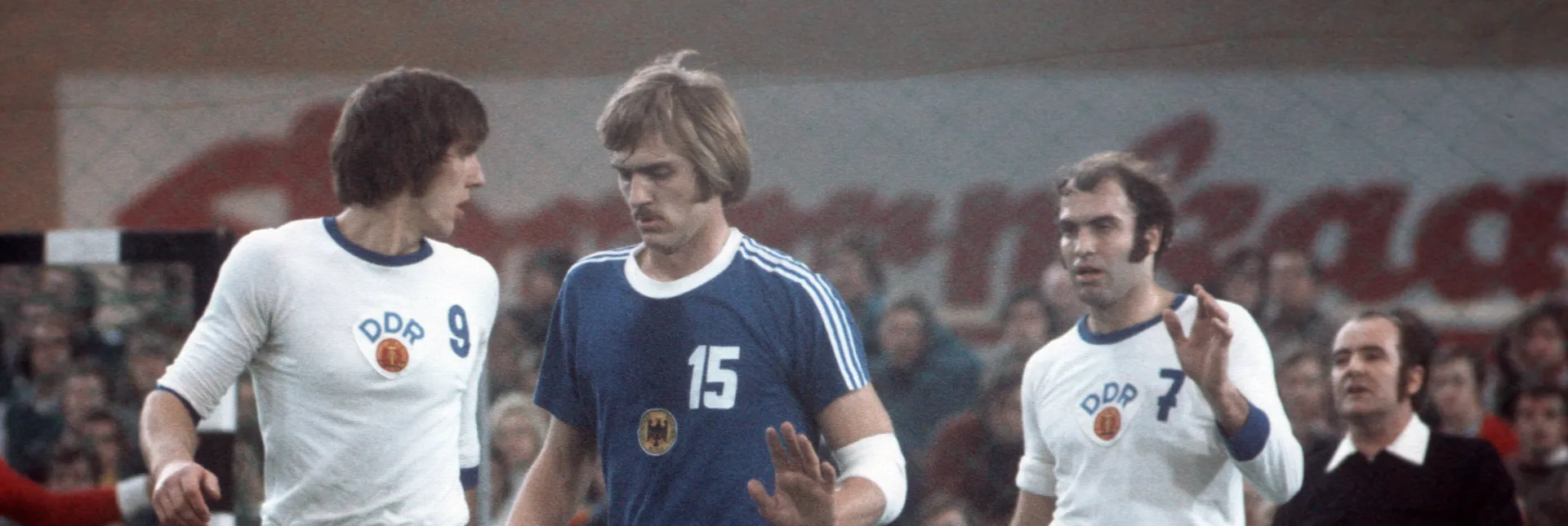 Kurt Klühspies (BR Deutschland) zwischen Axel Kählert und Hans Engel