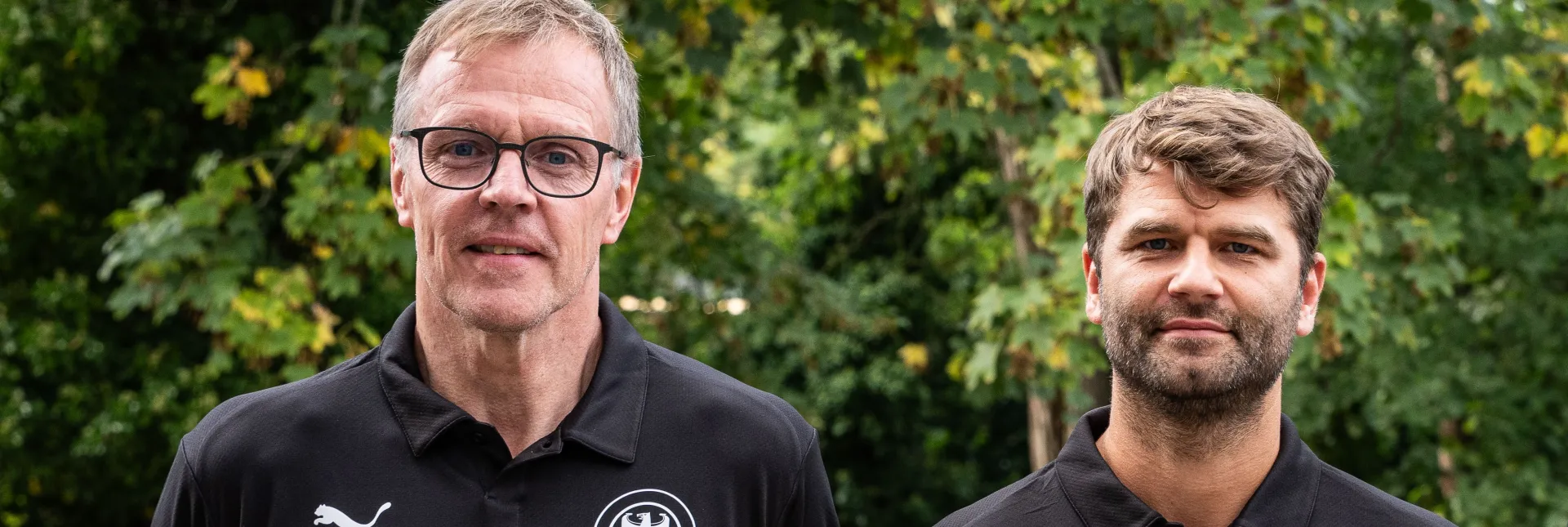 U21-Bundestrainer Martin Heuberger (links) und Bundestrainer der U17 Michael Schweikardt (rechts) | Foto: Niklas Koeppen