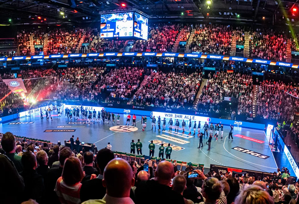 Volles Haus bei DHB-Länderspiel in Hamburg