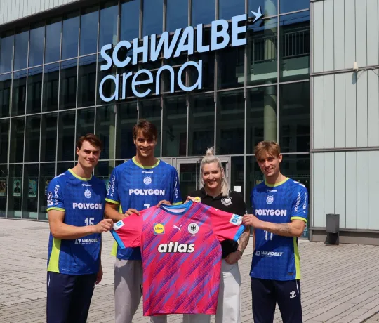 Ein Sondertrikot für den VfL Gummersbach. - Foto: Nina Brüggemann 