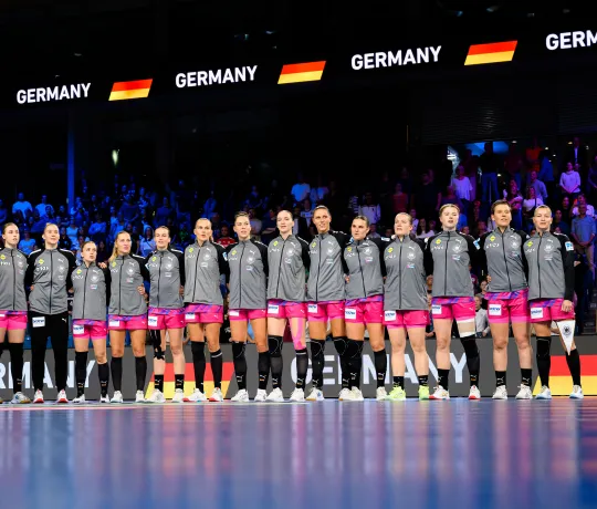 Die deutsche Frauen-Nationalmannschaft. - Foto: Marco Wolf