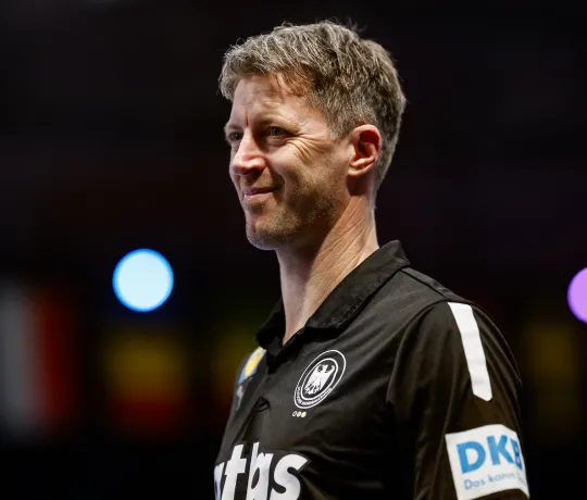 Bundestrainer Markus Gaugisch bleibt bis 2028. - Foto. kolektiff images