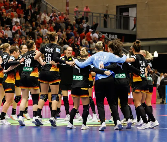 Frauen A gewinnen ihr erstes Spiel gegen Dänemark in der Golden League. | Foto: Mario Koberg