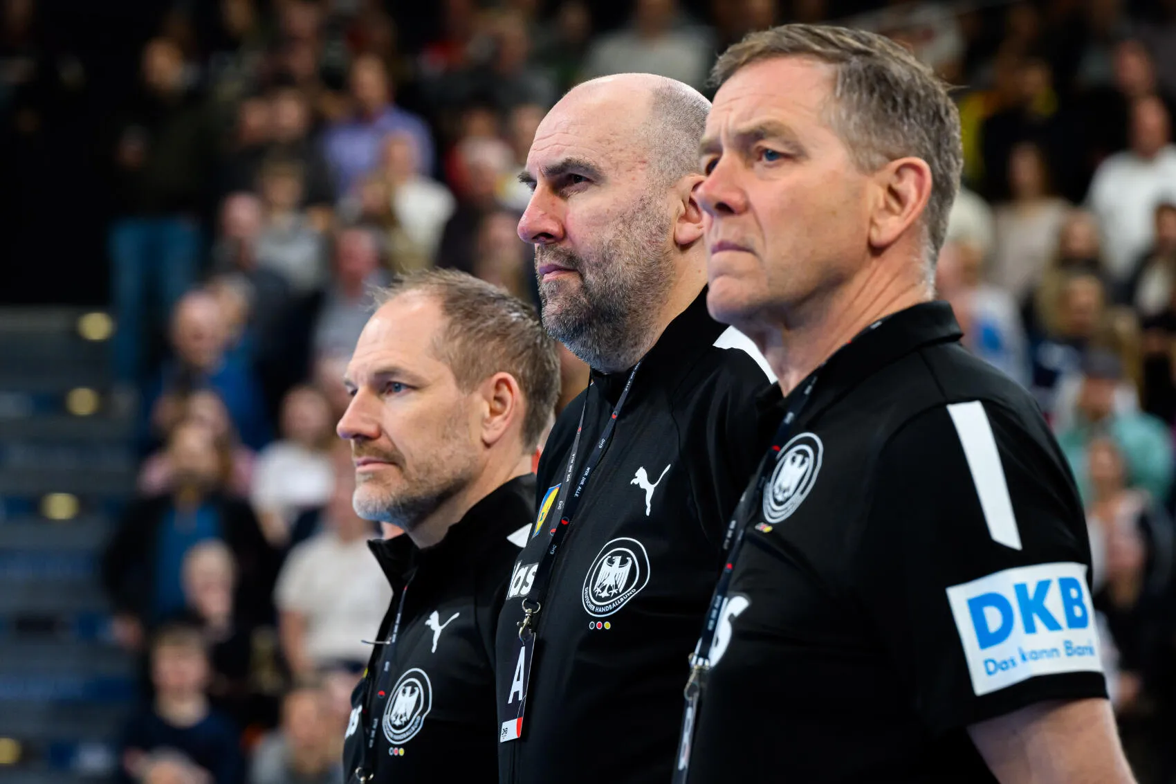 Das Trainerteam der Männer