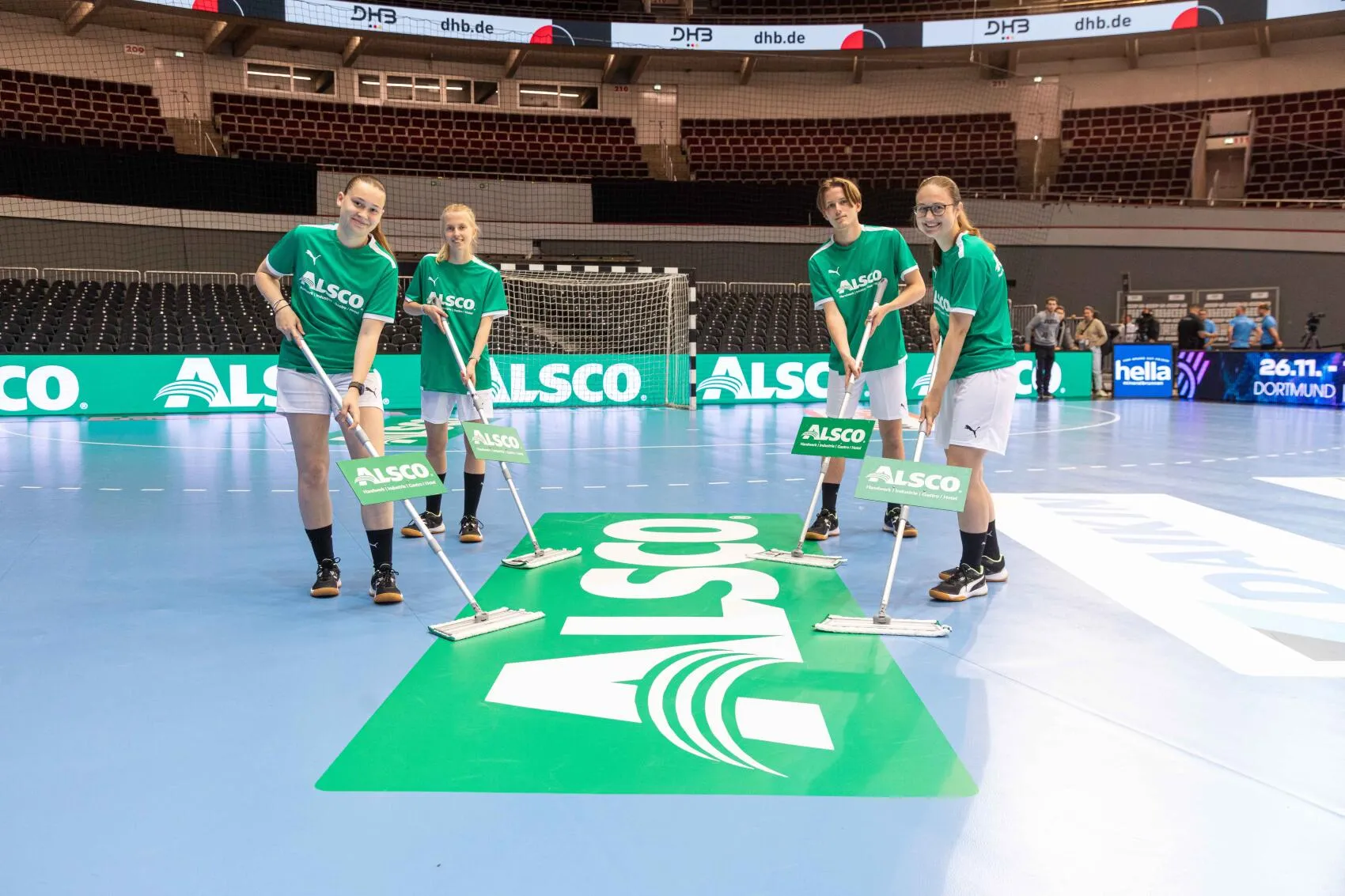 Die Wischer sind von Alsco ausgerüstet