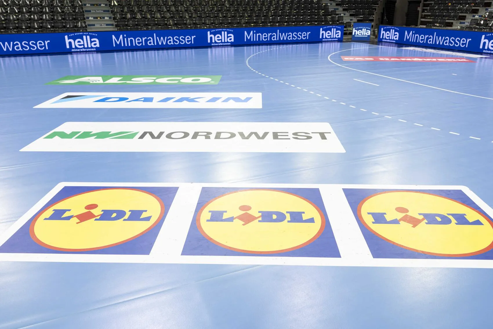 Bodenaufkleber von Lidl