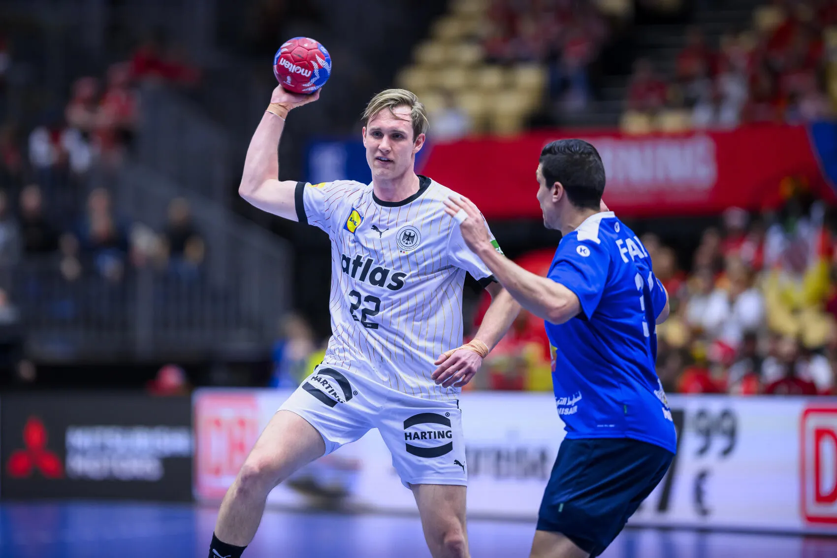 Michalczik beim Pass