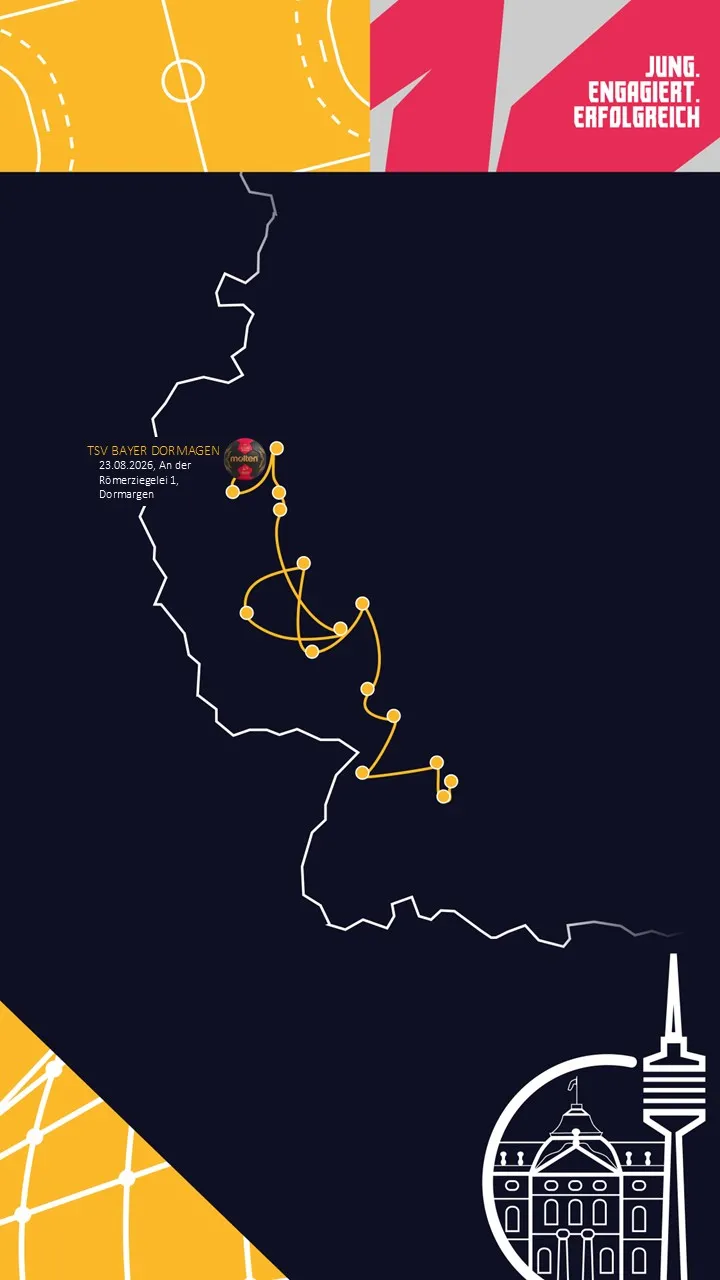 Route nach Stuttgart