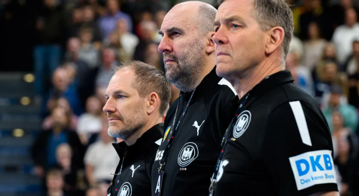 Das Trainerteam der Männer