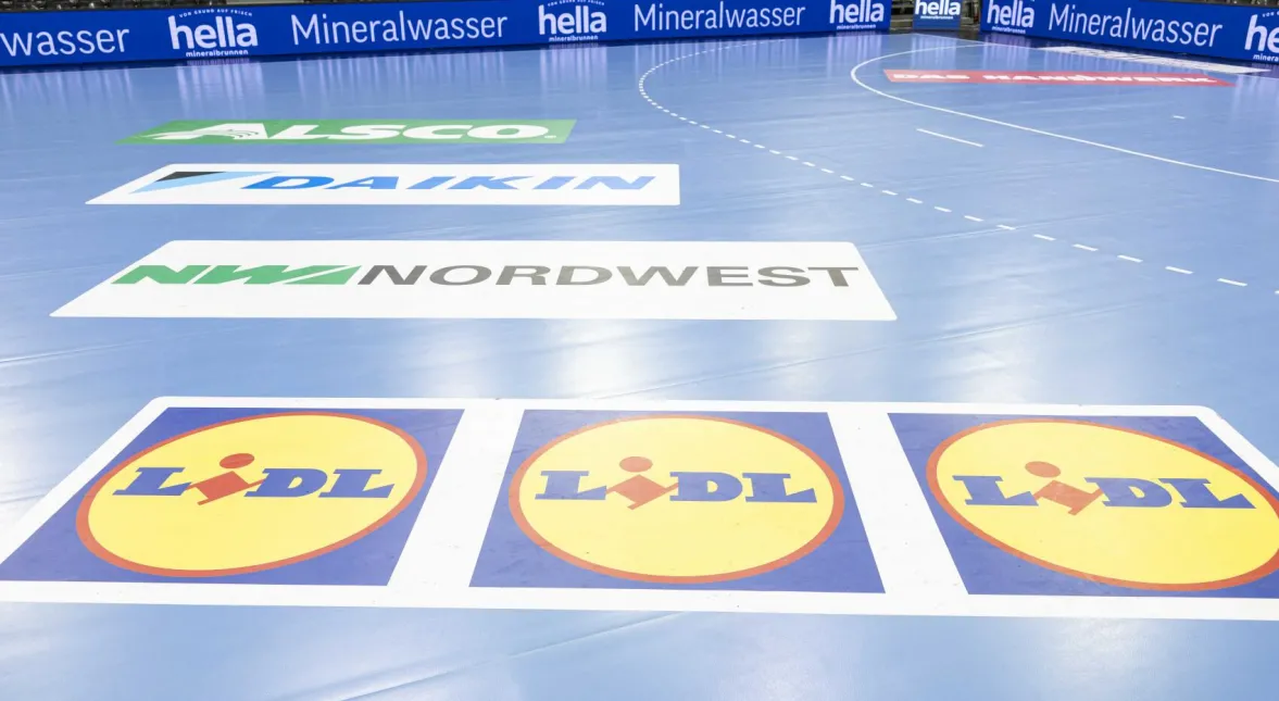 Bodenaufkleber von Lidl