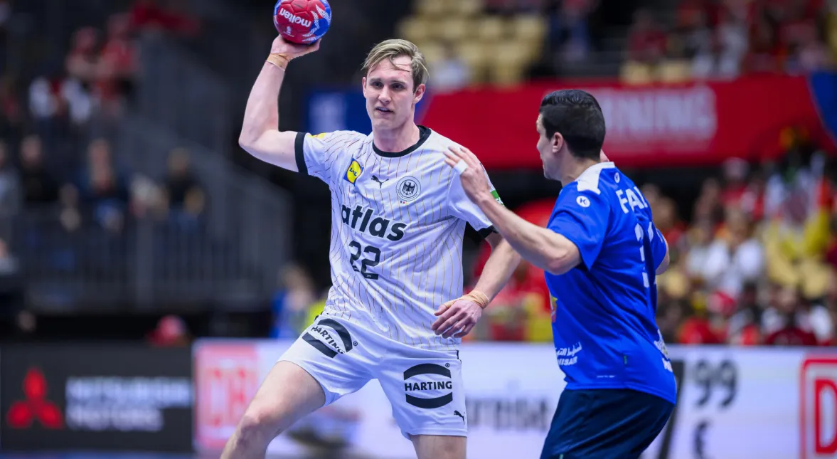 Michalczik beim Pass