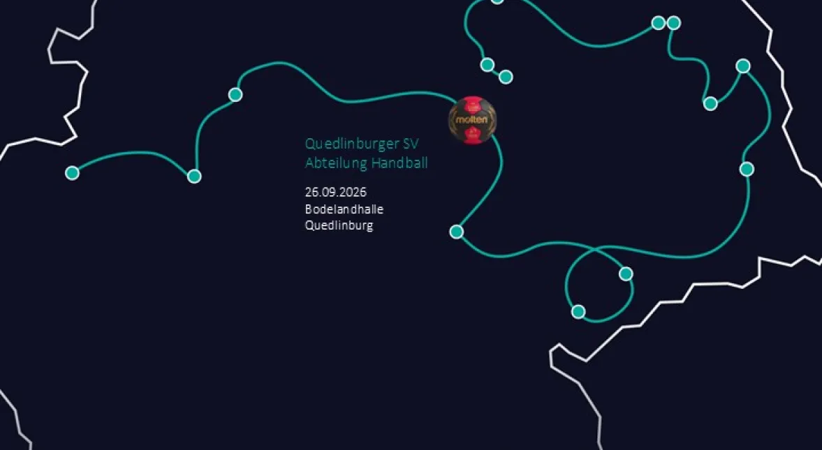 Route nach Magdeburg