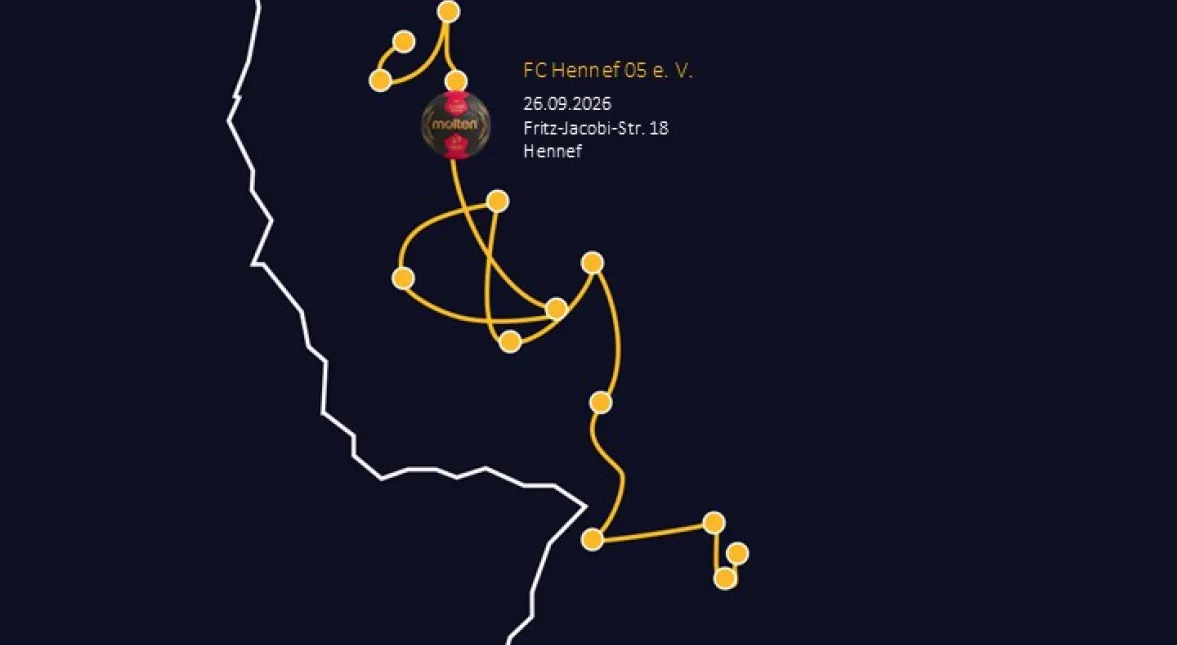 Route nach Stuttgart