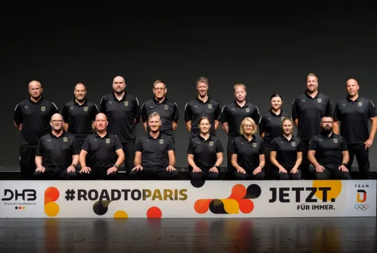 Medical Team & Staff des DHB bei Olympia. 