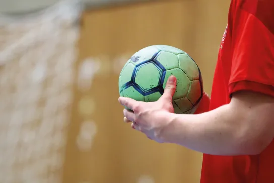 Spieler beim Lehrgang