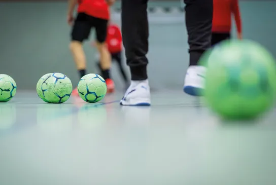 Spieler im Lehrgang