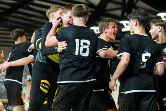 Nachwuchs freut sich über einen Sieg