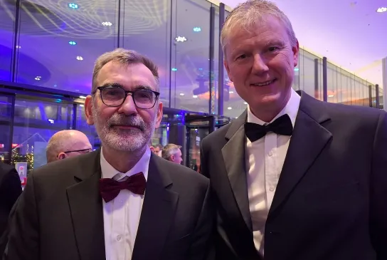 Neu in der EHF Hall of Fame: Andreas Thiel und Volker Zerbe. - Foto: Björn Pazen