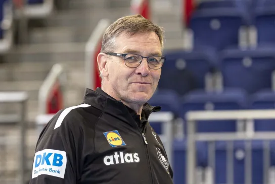 Bundestrainer Alfred Gislason. - Foto: Kenny Beele