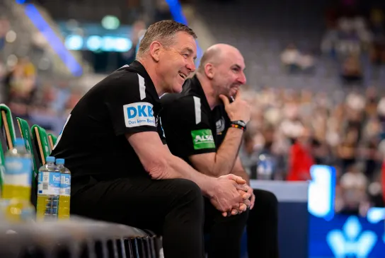 Bundestrainer Alfred Gislason. - Foto: Marco Wolf