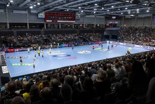 SWT-Arena Trier bei einem Handballspiel