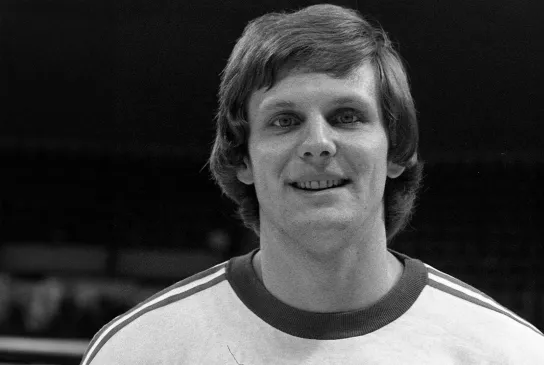 Peter Kleibrink im Trikot der Nationalmannschaft, 1976
