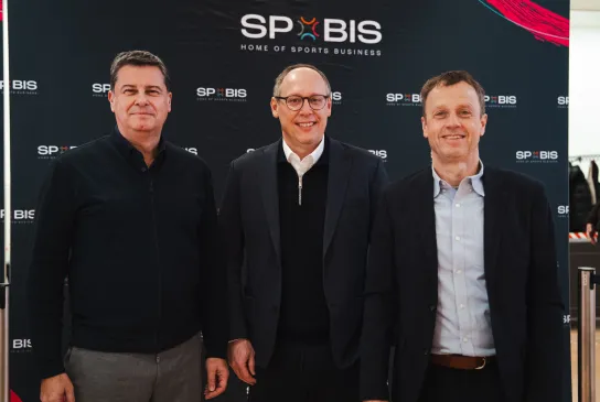 Christian Seifert (Dyn), Mark Schober (DHB) und Frank Bohmann (HBL) auf dem gemeinsamen Pressetermin bei der SOBIS