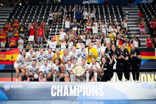 Die U19-Nationalmannschaft holte 2025 EM-Gold. - Foto: Vuk Raicevic