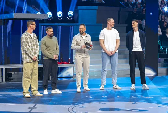 Miro Schluroff und David Späth bei "Joko und Klaas gegen ProSieben". - Foto: Nadine Vaders
