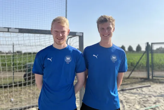 Bjarne Deiters und Jesper Stumpfe. - Foto: DHB