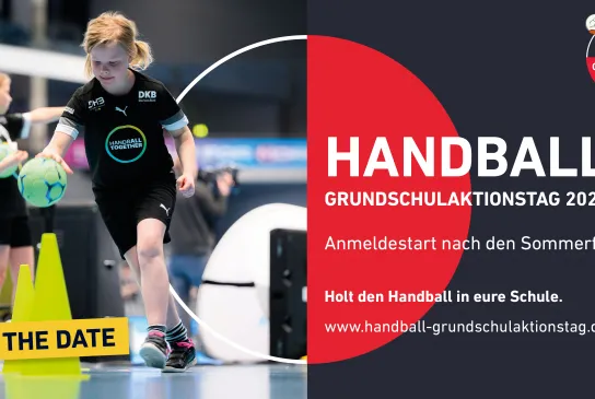 Nach den Sommerferien können sich Vereine für den Handball-Grundschulaktionstag anmelden