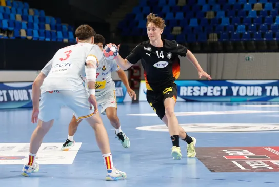 Caspar Gauer erhielt die Auszeichnung als Player of the match auf deutscher Seite. - Foto: Mihaela Bobar