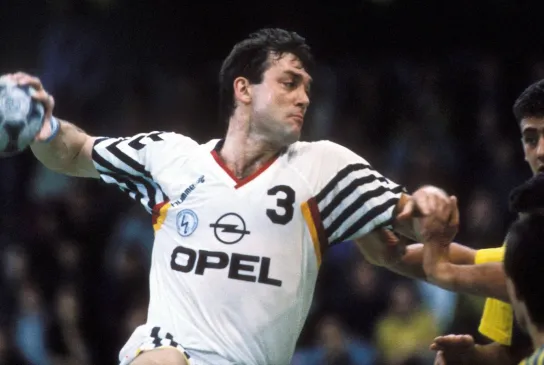 Frank-Michael Wahl 1991 in Aktion. - Foto: imago/Sven Simon